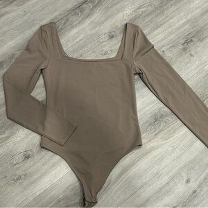 Babaton Taupe Bodysuit